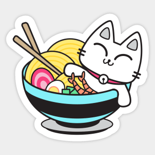 Ramen Ray Kitty Sticker